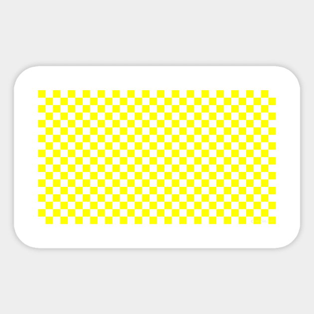 yellow squares Sticker by gatonalgon